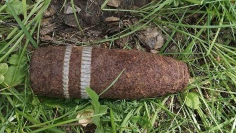 В Омской области грибники обнаружили снаряд времён Великой Отечественной войны