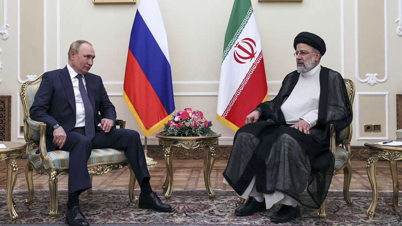 В Тегеране началась встреча лидеров России и Ирана Путина и Раиси