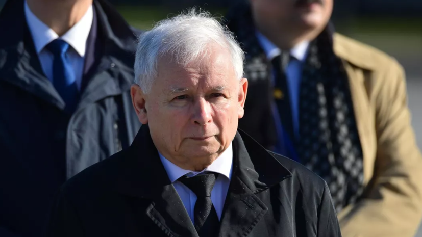 Кортеж главы правящей партии Польши Качиньского забросали яйцами в Гнезно