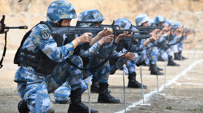 Военнослужащие Народно-освободительной армии Китая