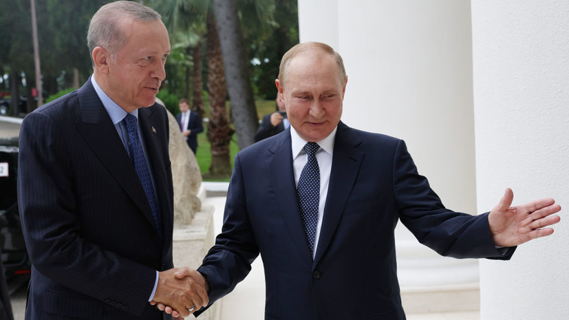 Путин и Эрдоган выступили за сохранение целостности Сирии