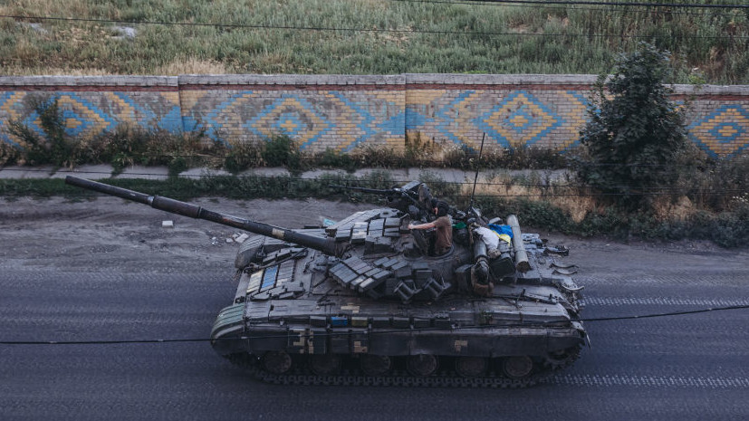 В ДНР сообщили, что украинские войска обстреляли из танка посёлок шахты «Трудовская»
