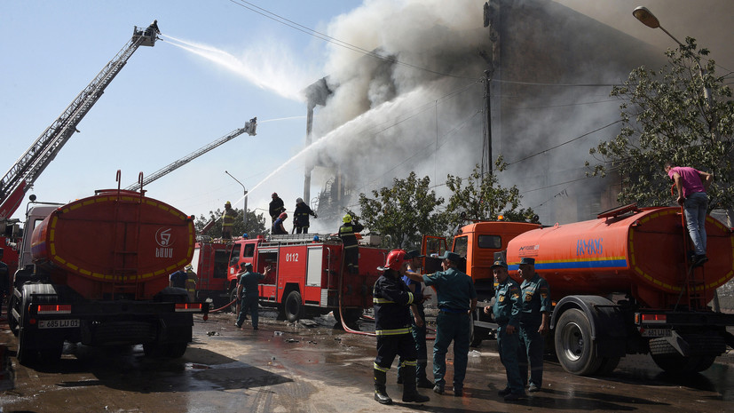 Число жертв взрыва на рынке в Ереване увеличилось до двух