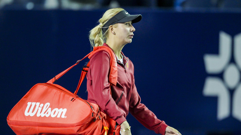 Потапова снялась с теннисного турнира в Кливленде из-за травмы плеча
