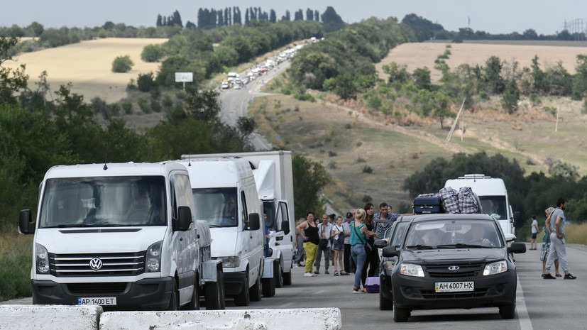 Власти Запорожской области заявили об увеличении потока въезжающих с Украины людей