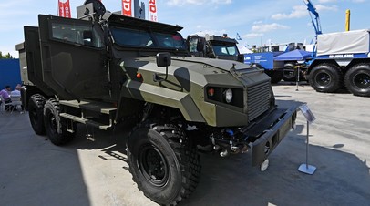 Бронеавтомобиль «Ахмат» на форуме «Армия-2022»