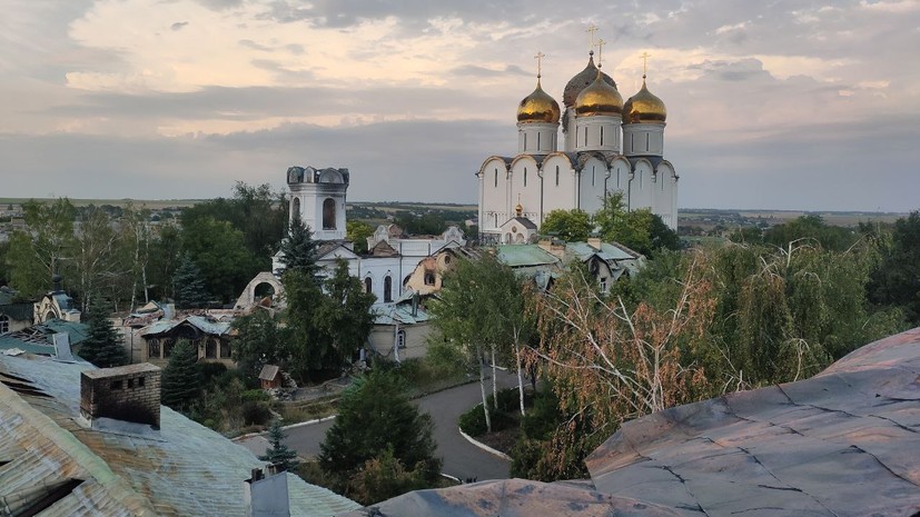 «До Москвы не достанут, отыгрываются на нас»: как на линии фронта живёт Свято-Успенский Николо-Васильевский монастырь