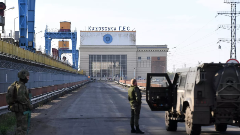 ВСУ разрушили водный элеватор при обстрелах Новой Каховки в Херсонской области