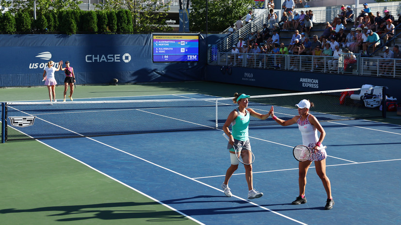 Кудерметова и Мертенс вышли во второй круг US Open в парном разряде