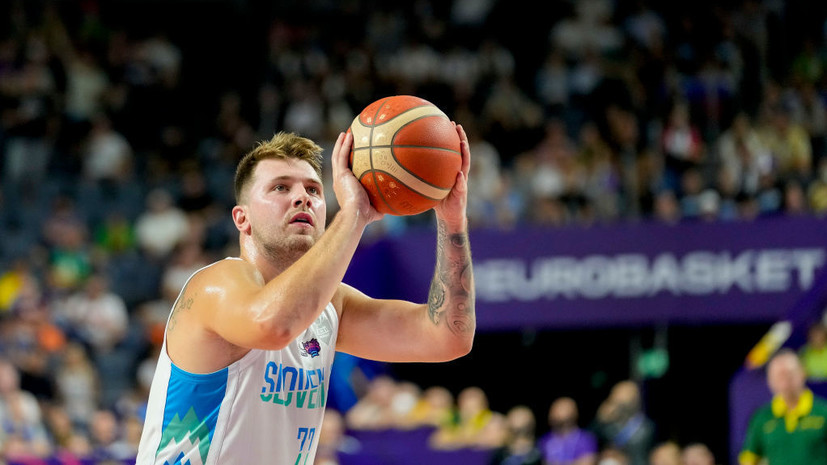 Баскетболист Дончич выругался и бросил бутылку во время матча с Боснией и Герцеговиной на Евро-2022