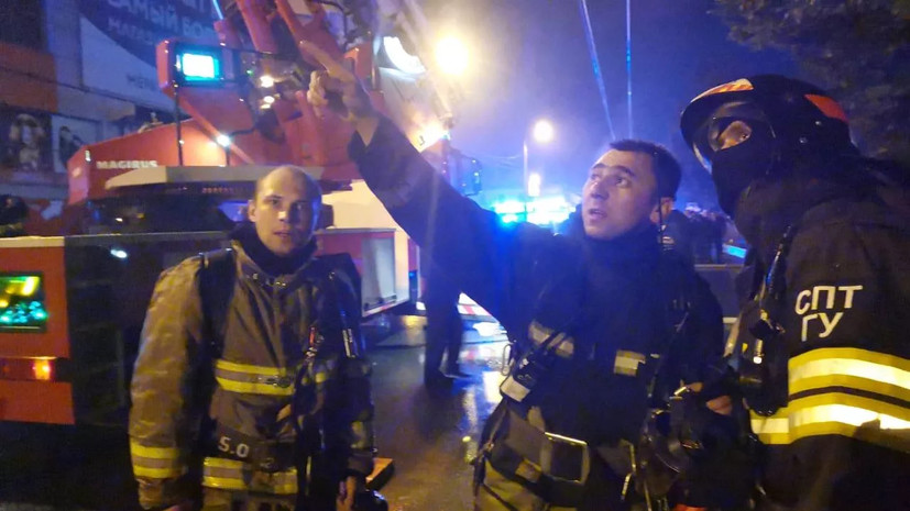 МЧС: пожар в ТРЦ «Меркурий» в Уфе полностью потушен