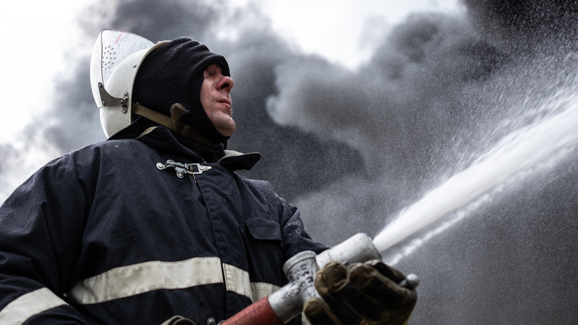 В МЧС заявили о локализации пожара в цехе Кольской ГМК в Мурманской области