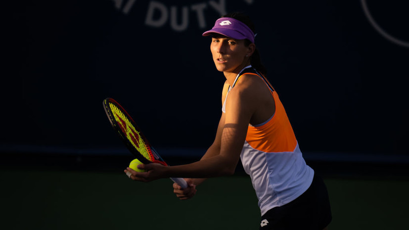 Грачёва пробилась в четвертьфинал теннисного турнира в Ченнае