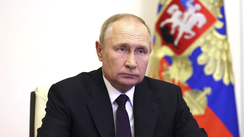 Путин прокомментировал заявления Киева о контрнаступлении