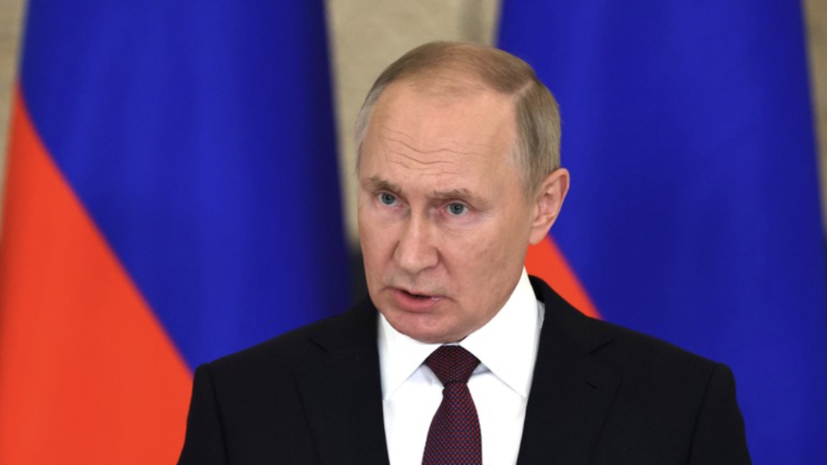 Путин заявил о сдержанной реакции России на удары ВСУ по инфраструктуре