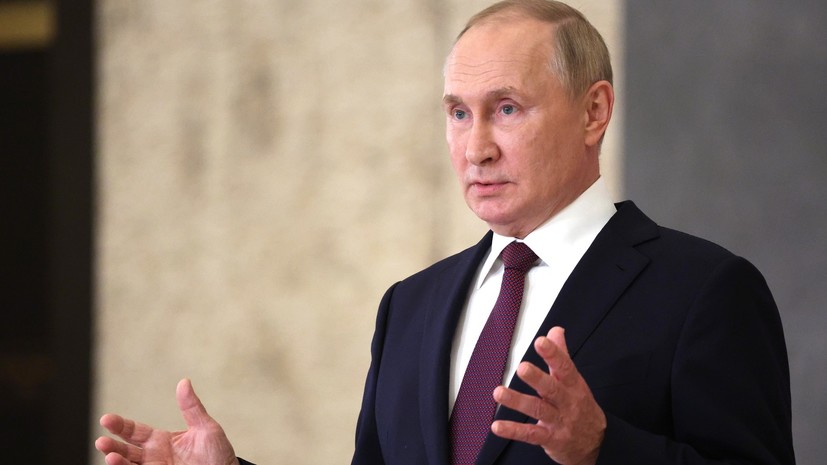 «Ответ-то будет»: Путин предупредил Киев о последствиях применения террористических методов