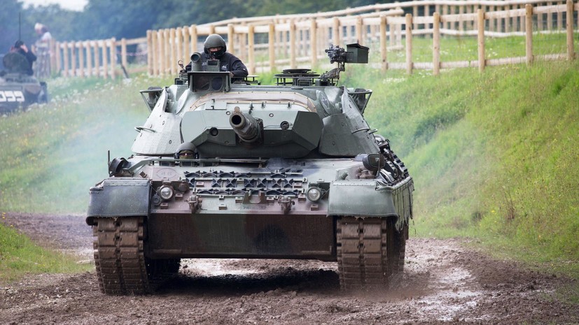 РИА Новости: танки Leopard 1 могут стать основными кандидатами на «подарок» ВСУ от Шольца