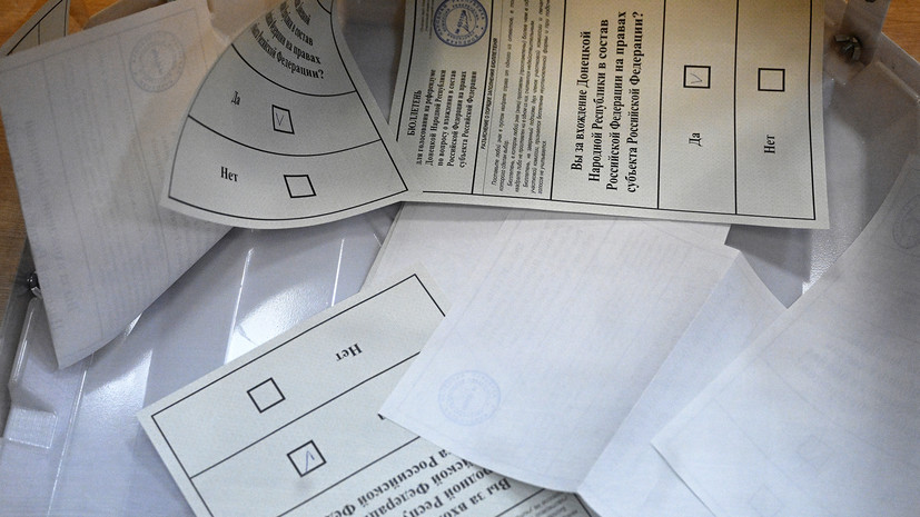 В Крыму началось голосование о вхождении освобождённых территорий в состав России