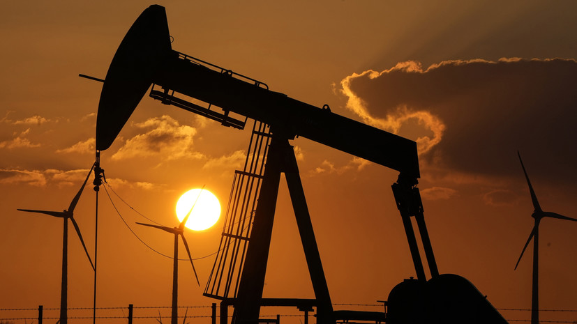 Стоимость нефти Brent опустилась ниже $84 за баррель