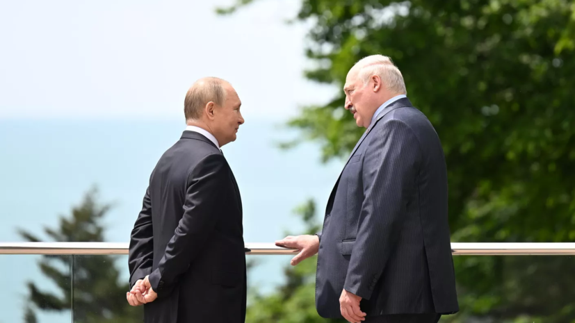 «Пул Первого»: Лукашенко проводит встречу с Путиным