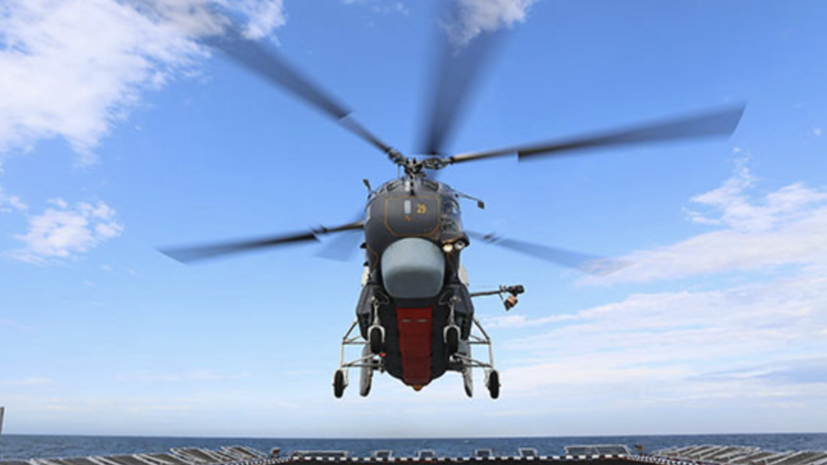 Вертолётчики БФ на учениях уничтожили субмарину «врага» в акватории Балтийского моря