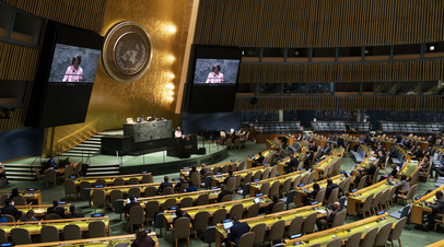 Выступление Линды Томас-Гринфилд на Генассамблее ООН