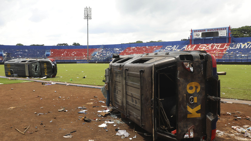 Число погибших в ходе беспорядков на стадионе в Индонезии возросло до 174