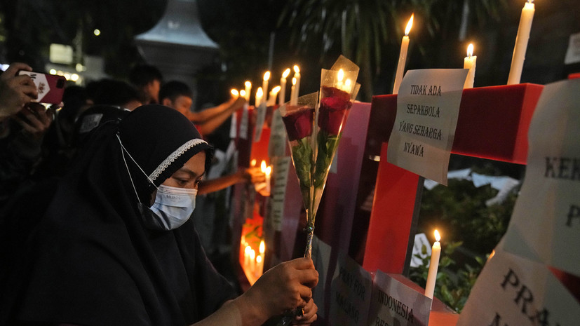 В УЕФА выразили солидарность с пострадавшими на стадионе в Индонезии