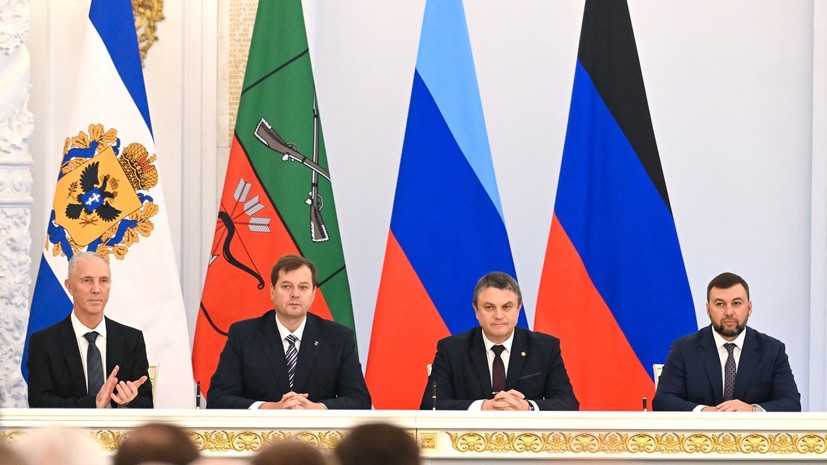 Путин назначил врио глав ДНР, ЛНР, Запорожской и Херсонской областей