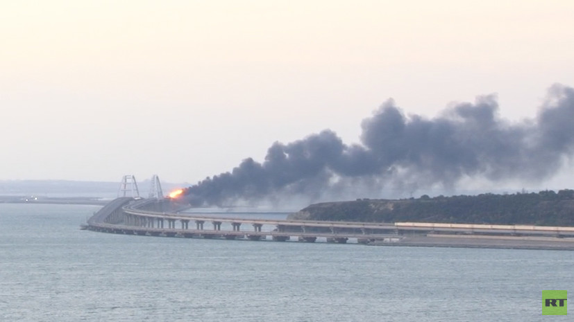 Аксёнов: сроки восстановления Крымского моста станут известны после тушения пожара