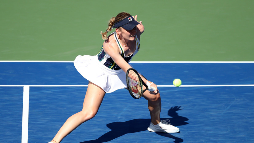 Александрова не смогла пробиться в финал теннисного турнира в Остраве