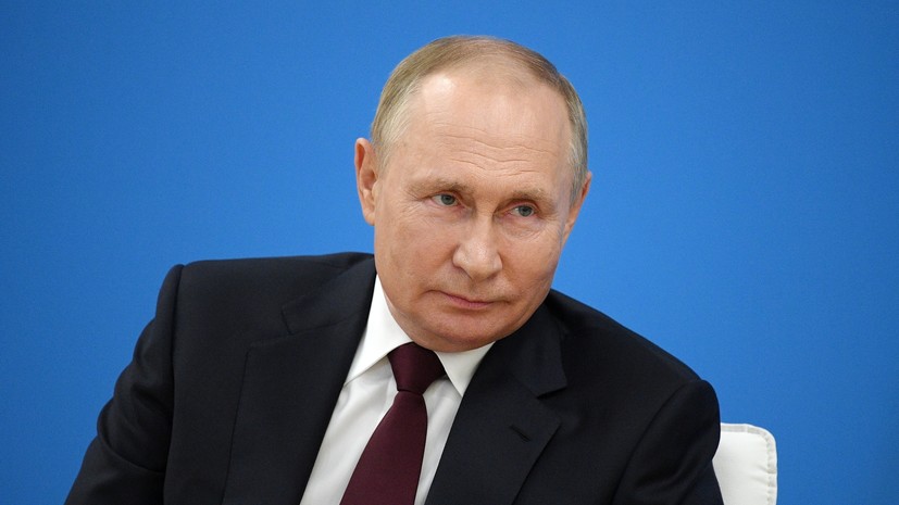 Путин выступит на пленарном заседании Российской энергетической недели