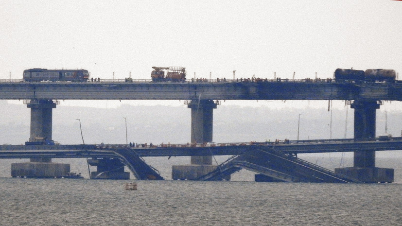 В Софии заявили, что взорванный на Крымском мосту грузовик никогда не был в Болгарии