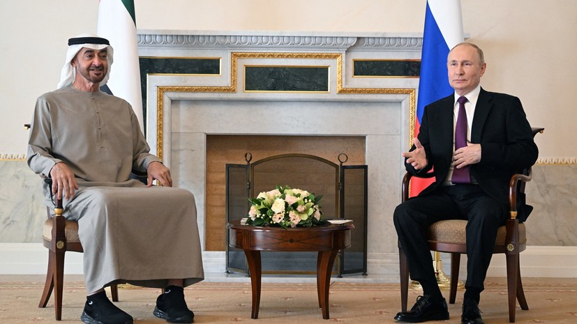 В Белом доме подвергли критике визит президента ОАЭ в Россию