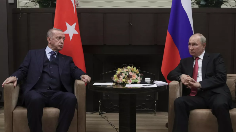 Путин обсудил с Эрдоганом вопрос создания в Турции газового хаба для Европы