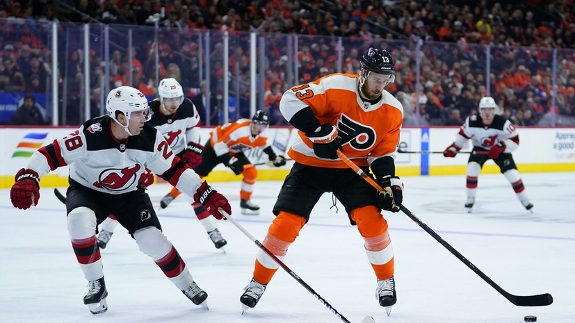 Две результативные передачи Проворова помогли «Филадельфии» обыграть «Нью-Джерси» в НХЛ