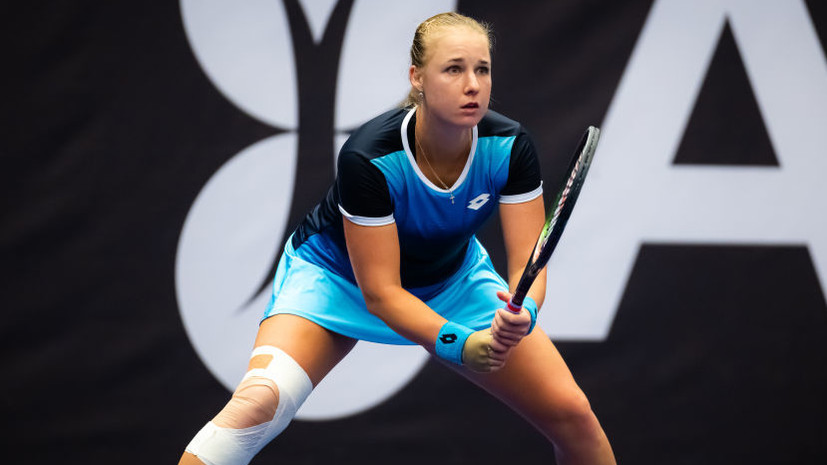 Блинкова победила Потапову и вышла в финал теннисного турнира в Клуж-Напоке