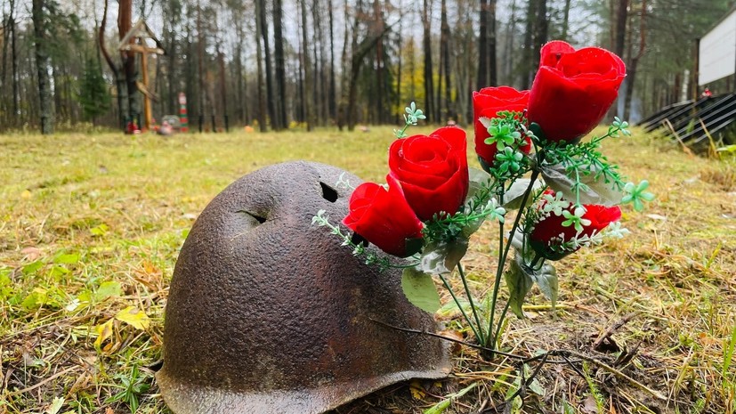 В Ленобласти перезахоронили останки 14 красноармейцев