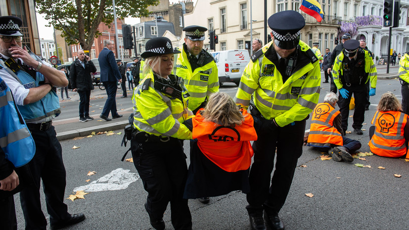 В Лондоне в ходе акции протеста Just Stop Oil задержан 21 человек