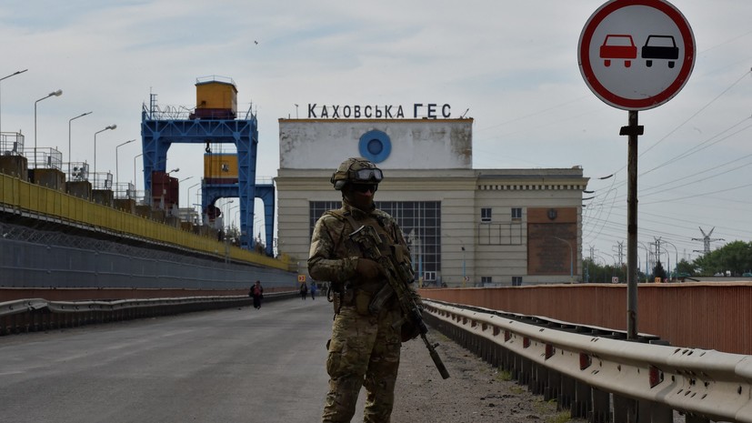 Сальдо: украинские войска продолжают наносить удары по шлюзам Каховской ГЭС