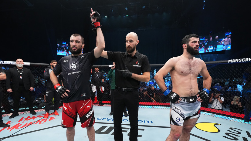 Нурмагомедов победил Омаргаджиева на турнире UFC 280