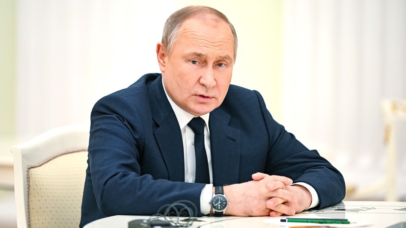 Путин заявил о попытках Киева замести следы создания «грязной бомбы»