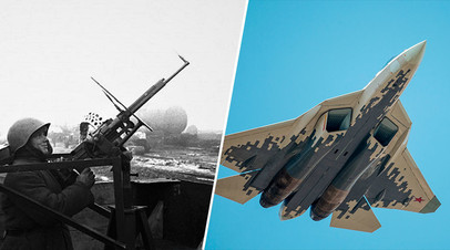 Пулемёт ШКАС/самолёт Су-57 (носитель модернизированной пушки ГШ-301)