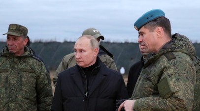 Проинспектировал практические занятия: Путин проверил подготовку мобилизованных на полигоне ЗВО