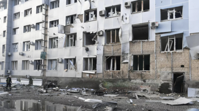 Опубликовано видео подрыва машины около телецентра в Мелитополе