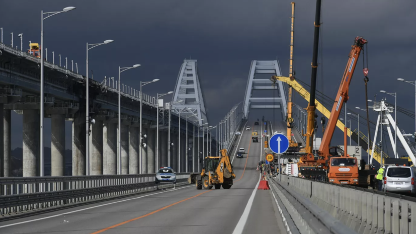 Хуснуллин: монтаж новых пролётных строений Крымского моста начнётся 5 ноября