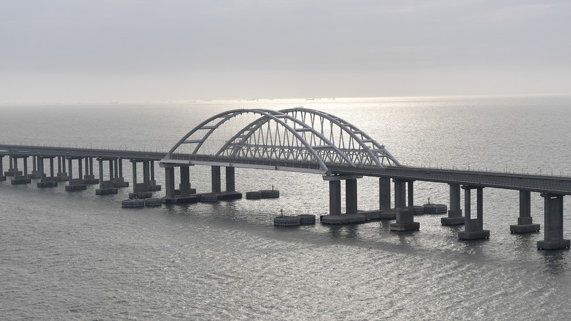 Минтранс: перерывы в движении автомобилей по Крымскому мосту возможны 7—10 ноября