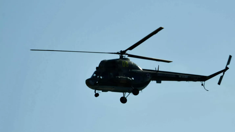 Вертолёт Ми-2 совершил жёсткую посадку в Костромской области