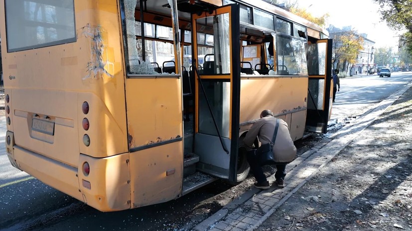 Кулемзин сообщил об обстреле рейсового автобуса в Донецке