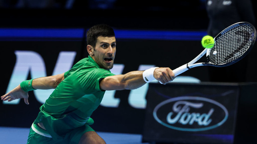 В ФТР назвали безупречной игру Джоковича против Рублёва на Итоговом турнире